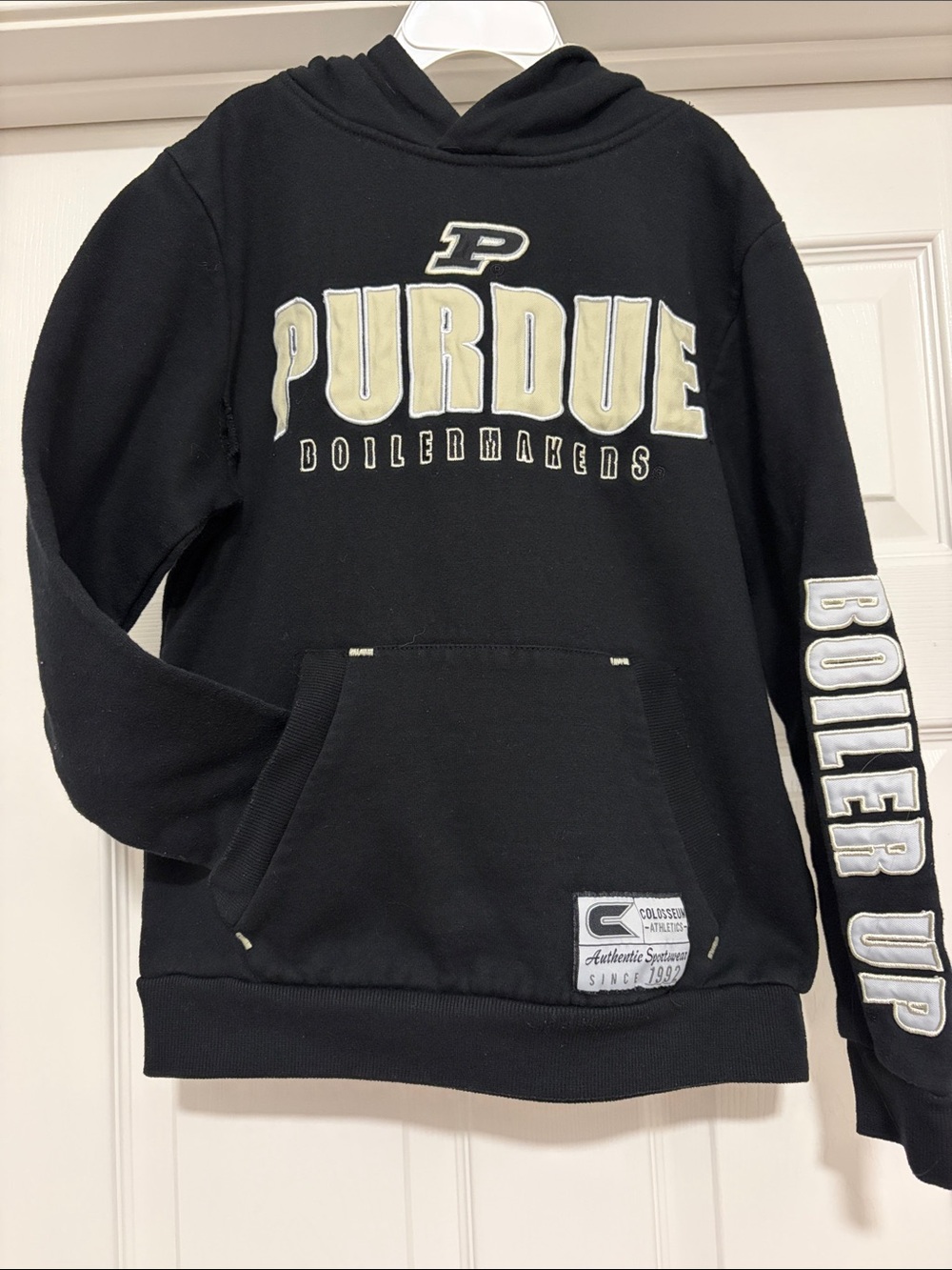 Purdue Boilermakers Black Hoodie Sweatshirt